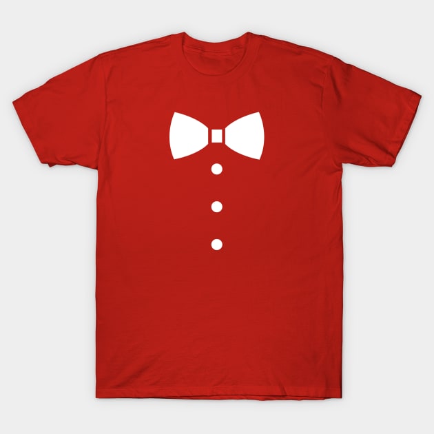Bow Tie & Buttons T-Shirt by hamnahamza